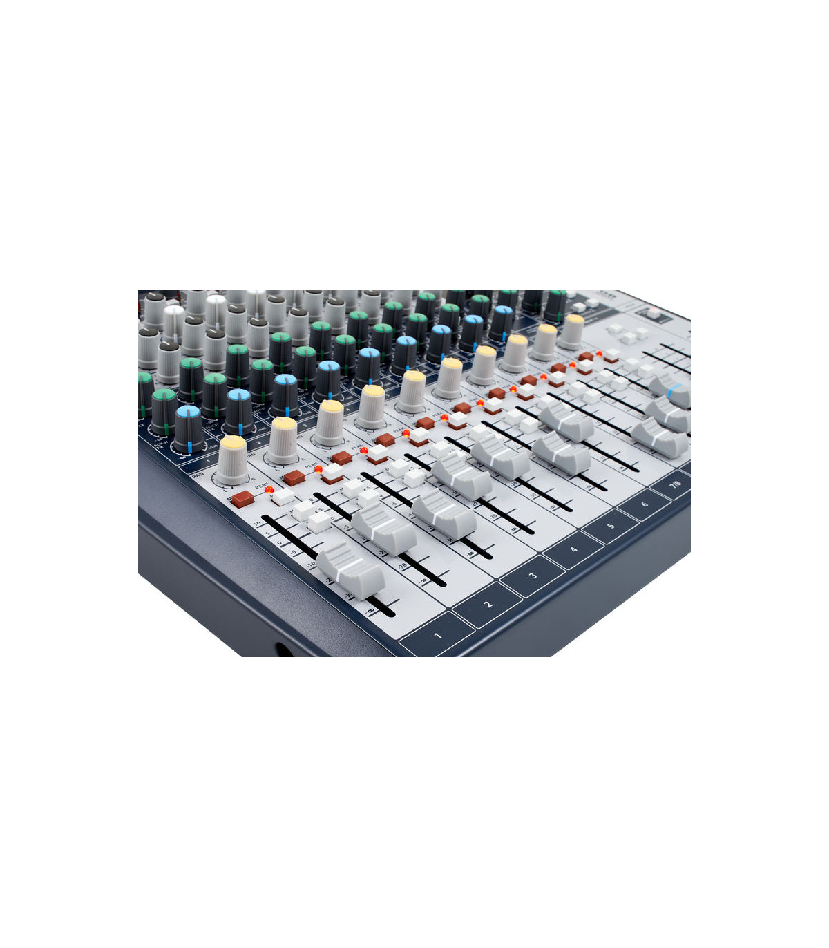 Soundcraft Signature 12 High-Performance 12-Input Small Format 12-Channel Mixer with Onboard Effects Bundle with 6 x Senor Microphone Cable and Zorro Sounds Cloth 