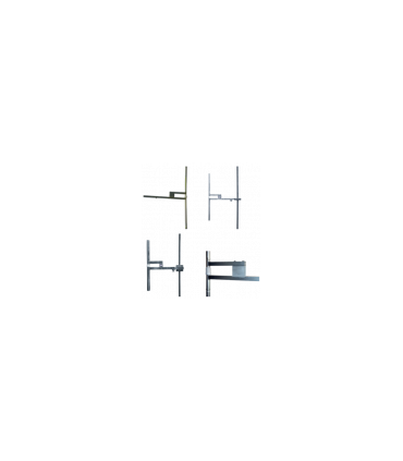 Stainless steel FM 8-Bay Dipole Antenna, 15 kW, 5/8 Connector
