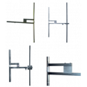 Antena dipolo FM 4-Bay de aluminio-3200 Watt