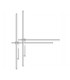 Antenna FM a dipolo 2-Bay in alluminio-2500 Watt