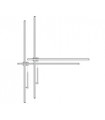 Antena dipolo FM 2-Bay de aluminio-2500 Watt