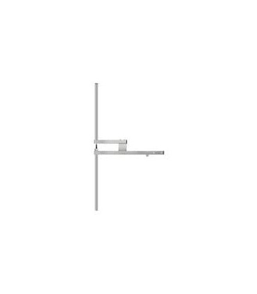 Antenne dipôle FM en acier inoxydable-2500 Watt, démontable, connecteur 7/16