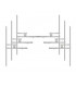 Antena dipolo FM 6-Bay de acero zincado-5 kW