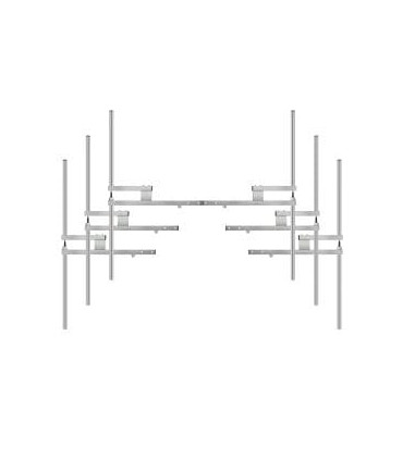Antenna dipolo FM 6-Bay in acciaio zinco-5 kW