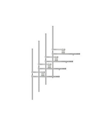 Antenne dipôle FM 4-Bay en acier inoxydable-5 kW