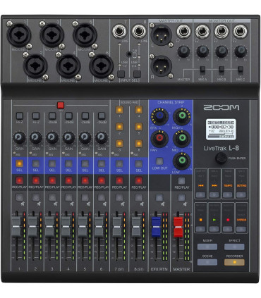 Zoom LIVETRAK-8 Mixer Recorder