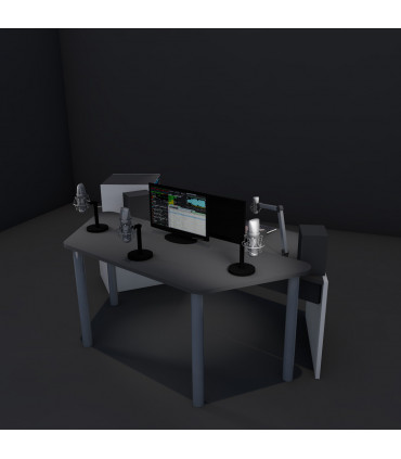 DM Broadcast TECH w/GUEST Bureau de studio de radiodiffusion on air