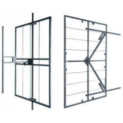 Stainless Steel Panel Dipole, 800W, N Connector