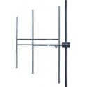 FM antenna 3 elements, stainless steel, 2kW, 7/16 connector
