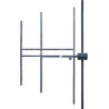 FM antenna 3 elements, stainless steel, 2kW, 7/16 connector