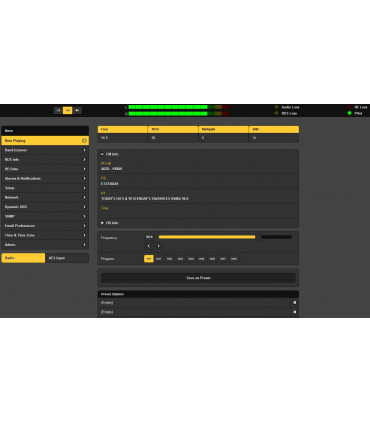 638 INOmini Iovonics Broadcast FM|HD Radio Monitor SiteStreamer con interfaz web