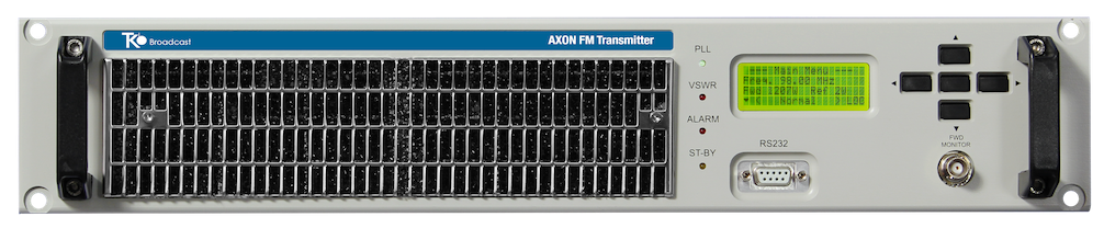 50 WATT FM TRANSMITTER - AXON 50W - MPX - TEKO BROADCAST Input STEREO